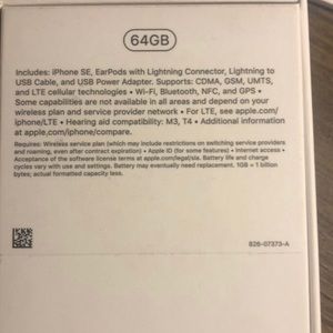 Iphone 8 SE Black 64GB